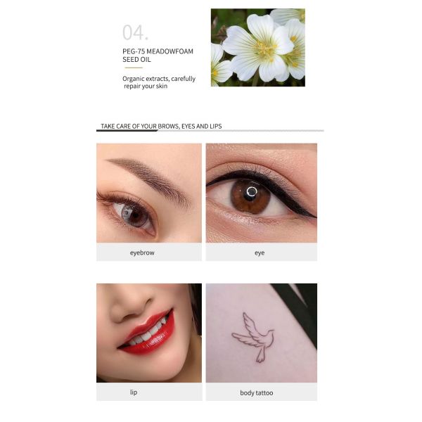 OEM Vitamin Tattoo Makeup Lip Aftercare Ointment And Skin Repair Gel Cream Safe Permanent Makeup Accessories