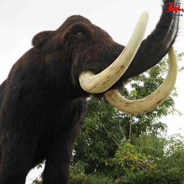 Full Size Realistic Woolly Mammoth Waterproof for Amusement Park