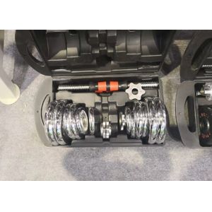 Stainless Handle 5kg CR Plating Gym Fitness Dumbbell