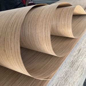 Engineered Teak Fineline Wood Veneer 2500*640mm Venners Living Room Office