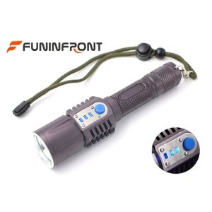 USB Charging CREE LED Torch CREE XM-L L2 with 5 Modes for Night Cycling, Hunting