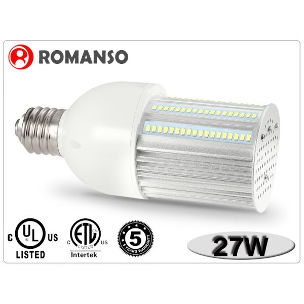 Buy 27W Durable Outdoor IP65 Corn LED Lights Street Bulb , Led 110v Light Bulb at wholesale prices