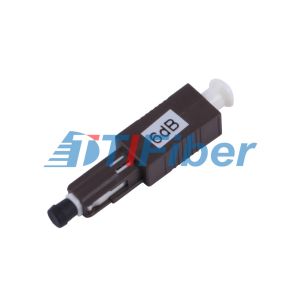 MU Fixed Optical Attenuator For Singlemode Multimode Fiber Cable