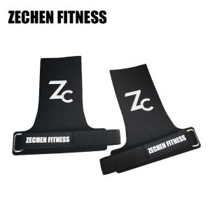 Black Fingerless Weight Lifting Grips Pads Gymnastics Palm Protect Crossfit Hand