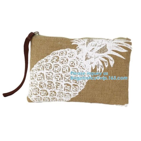 Wholesale jute tote bags with leather handles,Reusable natural color jute tote