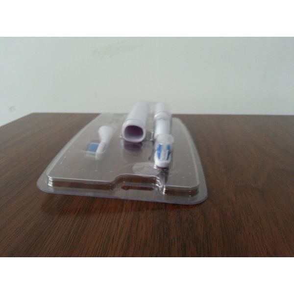 customise clear PVC PET APET plastic packaging for electronic toothbrush