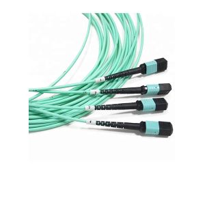 Customized 48-96 Fiber Optic Patch Cord OM4 MTP/MPO 3 Meters With LC Connector