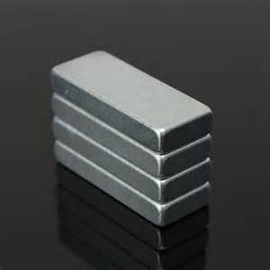 Quality N42 20x15x4mm Galvanized Block Sintered NdFeB Magnet for sale