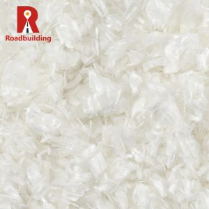 100% Polyester Fiber From Pet Bottles Eco Friendly Pavement Materials