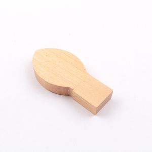Leaf Shaped Wooden Usb 3.0 Speed 100MB-80MB/S Engraving Logo Both Side