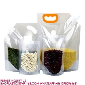 1 Gallon Water Containers, 10 Drink Bags Collapsible Pouch, Includes Tamper