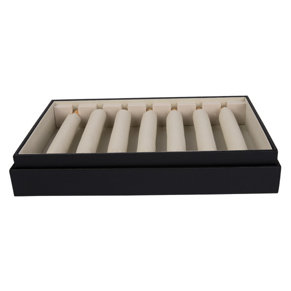 Various Stackable Jewelry Organizer , High Grade Pu Leather Ring Display Box