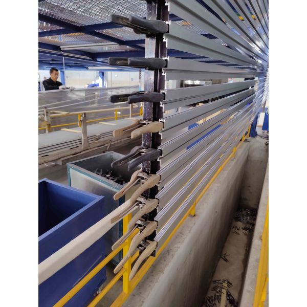 Electrophoresis Horizontal Curing Anodizing Production Line For Aluminum