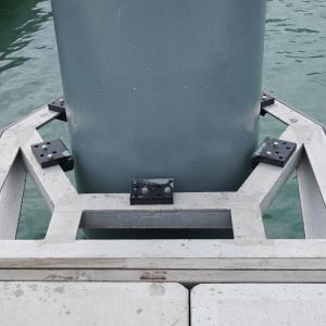 Quality Floating Dock Pile Guide / Dock Pile Guide Floating Pontoon Dock for sale