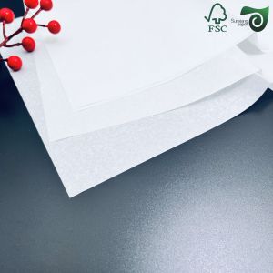 Food Grade Biodegradable Greaseproof Wrapping Paper Coated With Baking Silicone