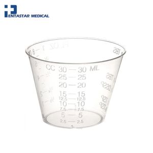 Medical Disposable Plastic Measuring Medicine Cups with Clearly Scale