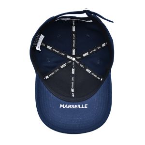 High Crown 5 Panel Baseball Cap With Customizable Matching Fabric Color