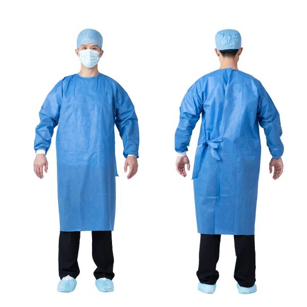 35g SMS Or 45g SMS Disposable Surgical Gown Standard Gown CE Approved