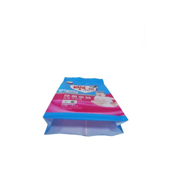 Safety Detergent Washing Powder Plastic Packaging Bag With Hand Size Handle Top