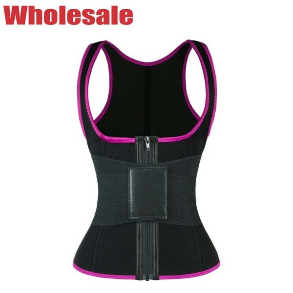 Buy Magical Velcro Workout Waist Trainer Vest Compression Sweat Vest at wholesale prices