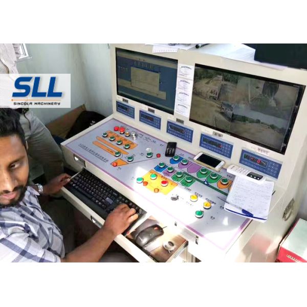 Easy Operation Mortar Mixing Equipment With PLC Control System Carbon Steel