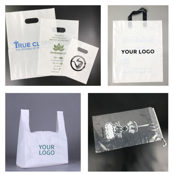 custom logo PVC slider zip lock packing bag zipper bag
