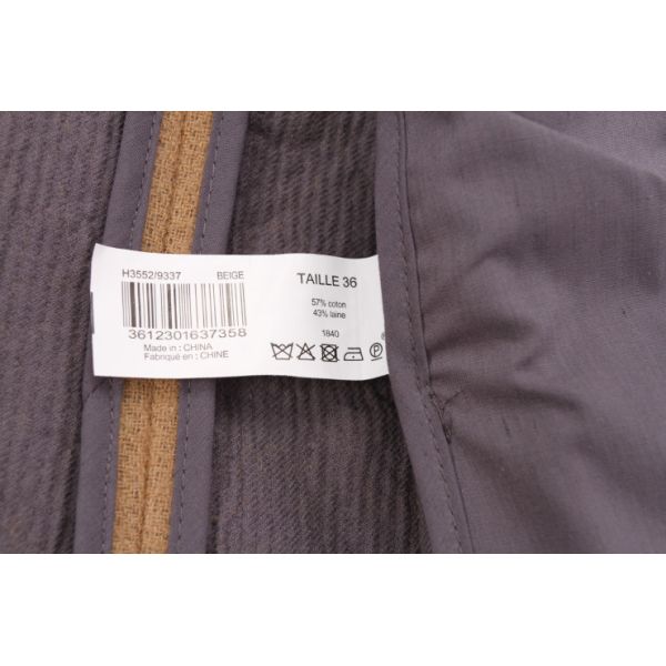 57% Cotton 43% Liene Ladies Casual Khaki Blazer