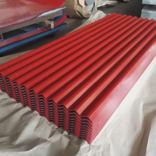 Zinc Corrugated Roof Steel Sheets 1.2MM ASTM A36 Color Coated
