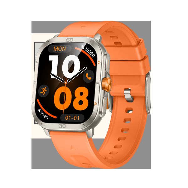 KW285 Square Shape Smart Watch Make and Receive Calls with Bluetooth Functionali