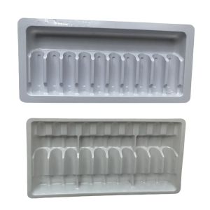 PET Ampoule Tray Customized Medication Water Injection Ampoule Tray