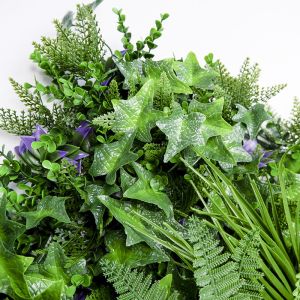 Indoor Artificial Plants Live Boxwood Hedge Wall 35mm Plastic