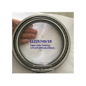 LL225749/LL225710 LL225749/10 excavator bearing taper roller bearing 127*165.895