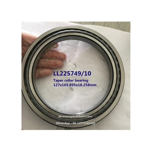 LL225749/LL225710 LL225749/10 excavator bearing taper roller bearing 127*165.895