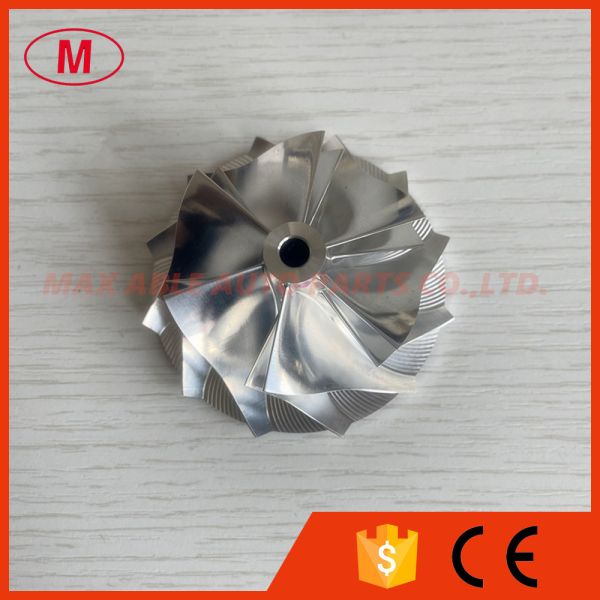 RHF5 forward 47.00/60.50mm 6+6 blades high performance turbo milling/aluminum 2618/billet compressor wheel