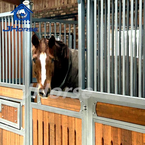 European Horse Stable Fronts Panels Steel Wood Weatherproof Powder Coated
