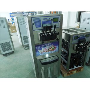 Three Flavor Ice Cream Machine With Full Automatic Microcomputer Control System