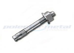 China Grade 5.6 1038 Heat Treated Steel Fixing Concrete Wedge Anchor Bolts on sale