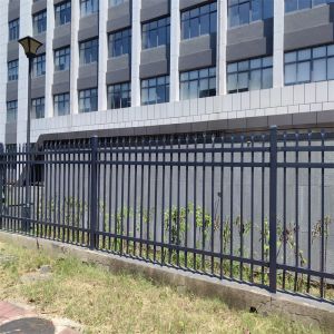 Balustrades Handrails Galvanized Temporary Metal Steel Fence with Black