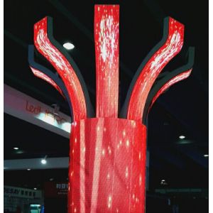 Animation flexible transparent photos Led Billboard Display Energy saving