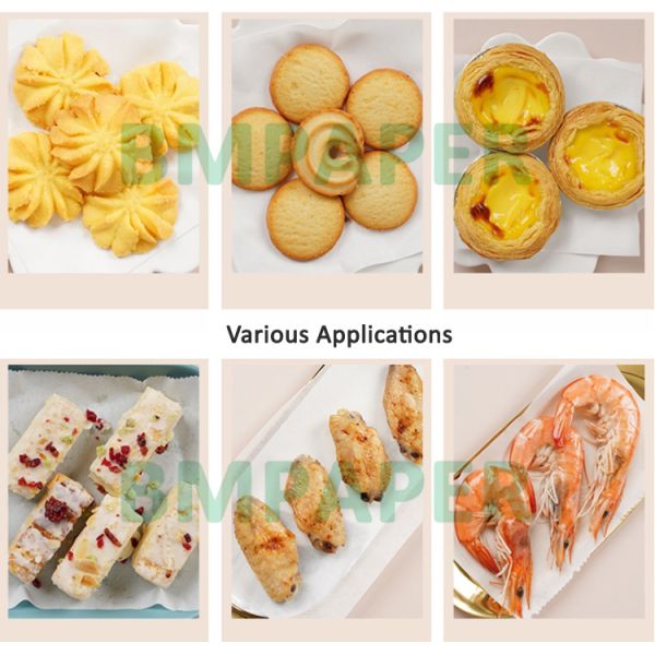 35gsm 55gsm Grease Resistant Barrier Packaging Paper For Fatty Foods 46cm