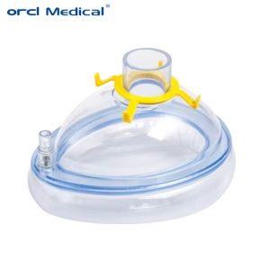 Medical Surgical Soft PVC Air Cushion Mask Disposable Anaesthetic Mask