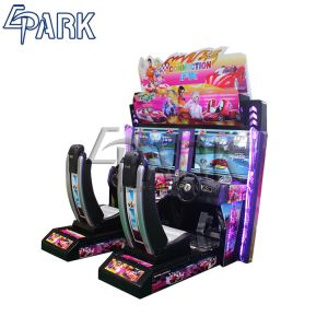 Conjoined Racing Game Machine With Plastic Material Alloy Steel Structure
