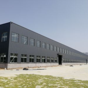 China Q235 Q355 Prefab Steel Structure Warehouse with H-Section Beams on sale