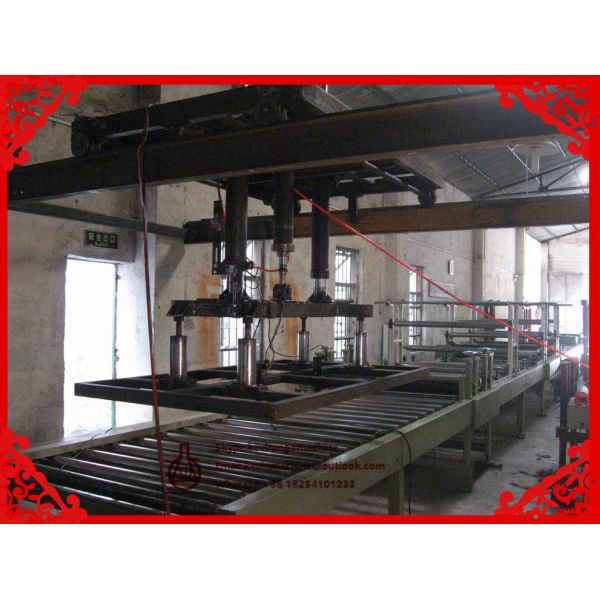 Adjustable Size Sandwich Production Line , Outside Wall Heat Preserving Mgo Board Machine
