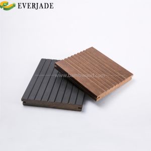 White Burnt Vertical Grain Carbonized Bamboo Flooring Panels for Kitchen