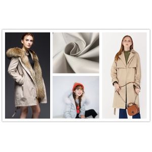 Smooth Surface Vinyl Laminated Polyester Fabric75D 135GSM Good Light Resistance