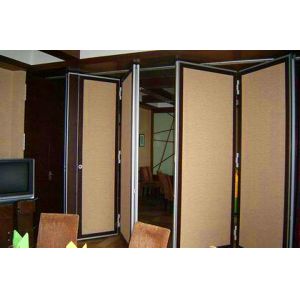 Banquet Hall Movable Wall Partitions , Melamine Surface Sliding Acoustic Room