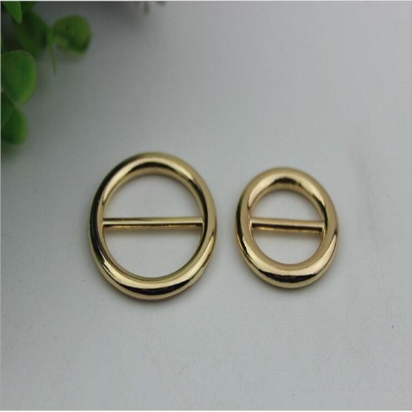 Buy Bag hardware accessories manufacturer 25 mm / 20 mm gold metal adjustable buckle for handbag/garment at wholesale prices