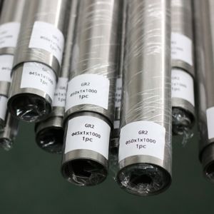 Gr5 Gr9 Seamless Titanium Tube Polished Titanium Pipe