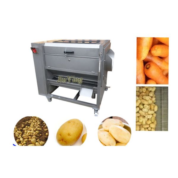 Brush Type Fruit And Vegetable Peeler Machine Sweet Potato Washer Cleaner